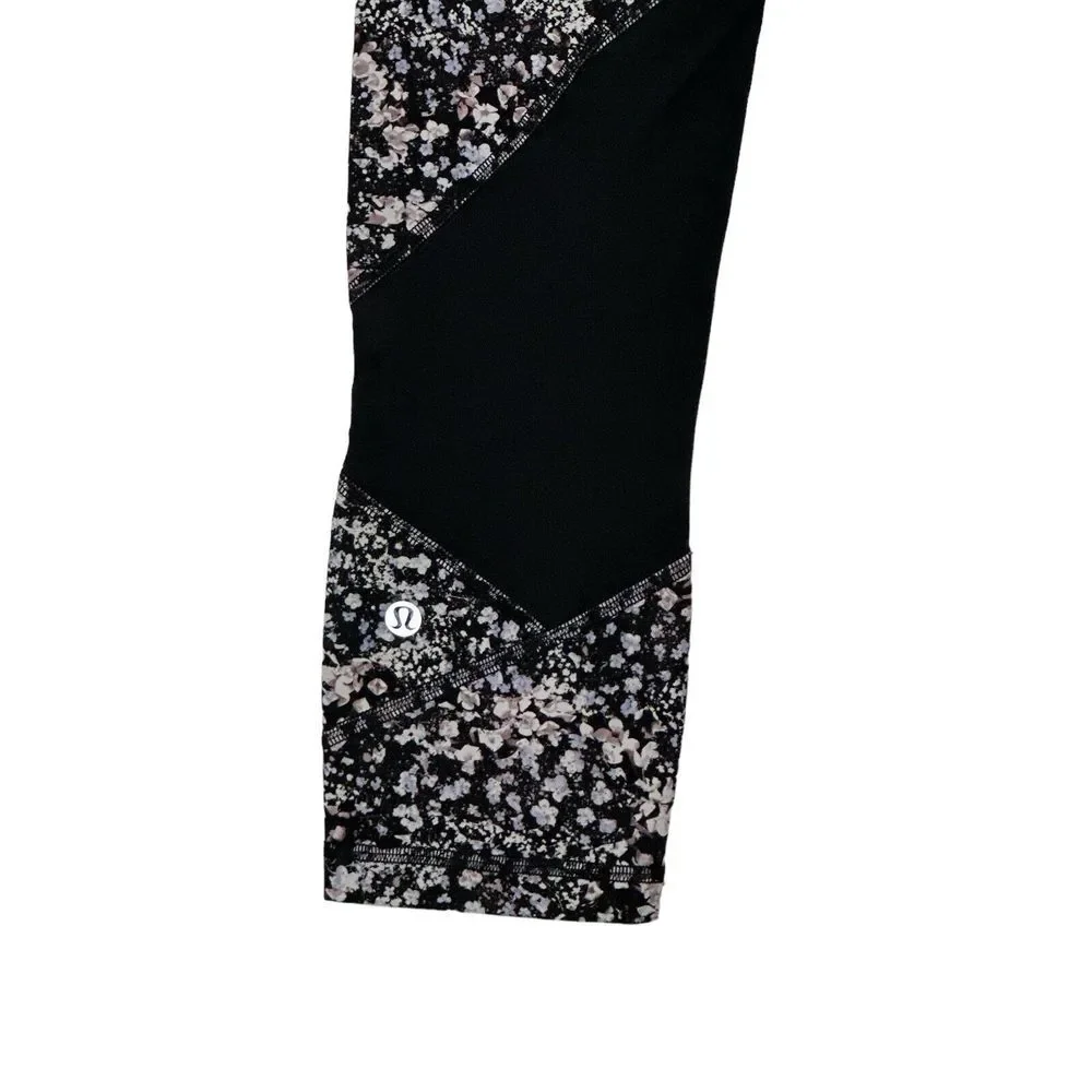 Lululemon ‎ Leggings Women's Size 4 Multi-Colored Athletic Yoga Gym Outdoor